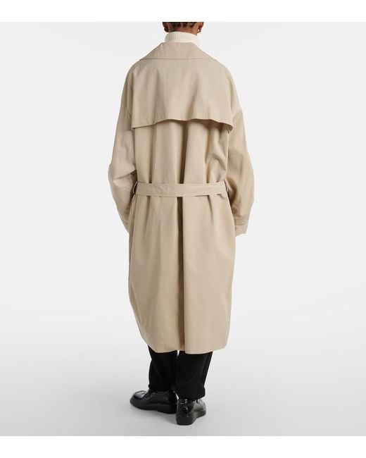 Frankie Shop Natural Mavis Oversized Trench Coat