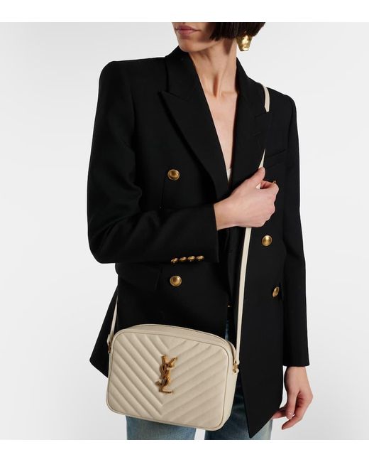 Borsa A Tracolla Lou di Saint Laurent in White