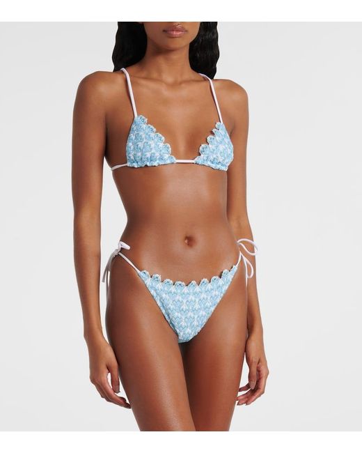 Missoni Blue Crochet Bikini
