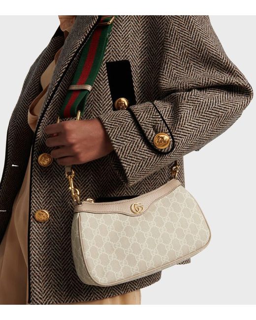 Borsa A Mano Ophidia Misura Piccola di Gucci in Natural