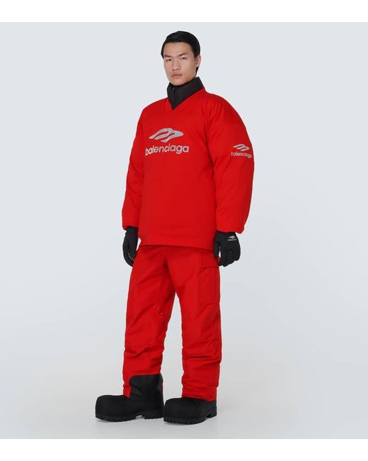 Balenciaga Skihose 3B Sports Icon in Red für Herren