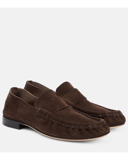 The Row Brown Soft Mocassin
