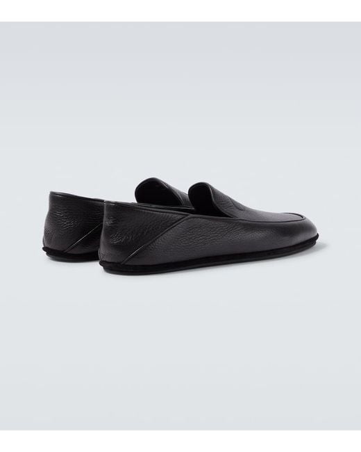 John Lobb Loafers Tyne Aus Leder in Black für Herren