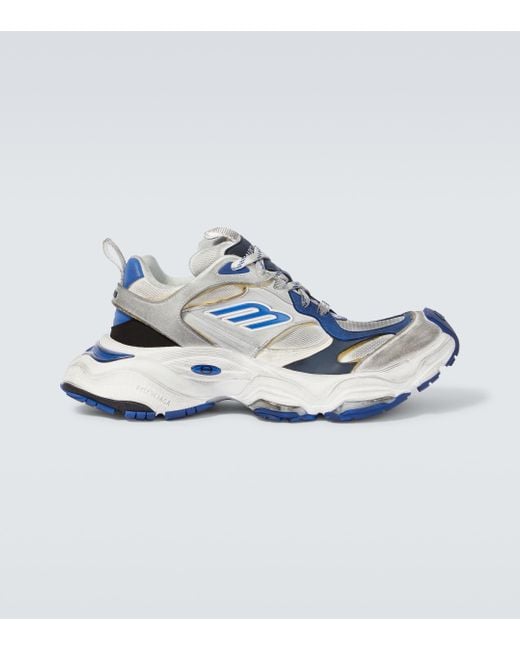Balenciaga Blue Cargo Sneakers for men