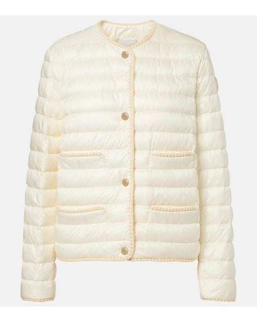 Moncler Natural Circaete Quilted Down Jacket