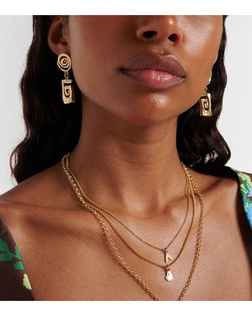 ALÉMAIS Metallic Le Jardin Earrings
