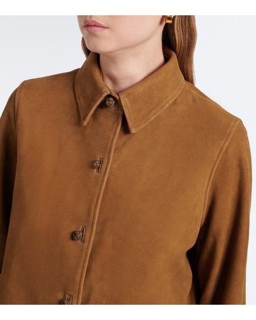 Rohe Brown Suede Shirt