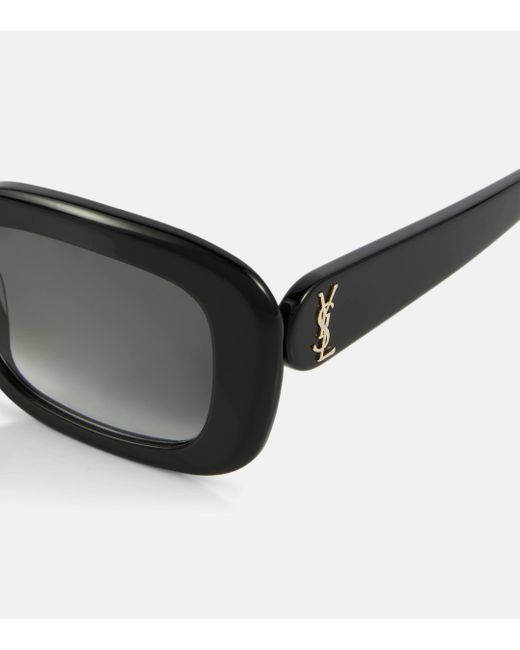 Saint Laurent Brown Sl M130 Rectangular Sunglasses