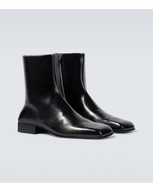 Bottines Jim En Cuir Bottega Veneta pour homme en coloris Black