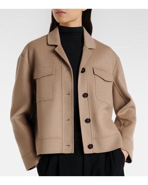 Max Mara Brown Simona Virgin Wool Jacket