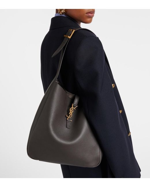 Bolso Le 5 A 7 Supple Large De Piel Saint Laurent de color Black