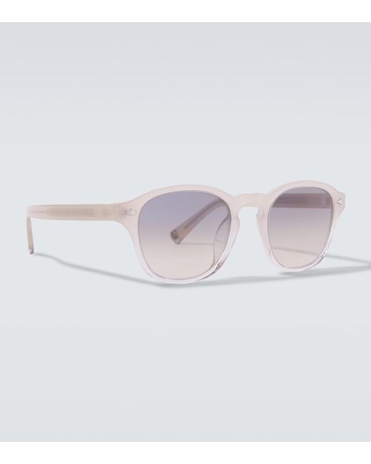Brunello Cucinelli Natural Round Sunglasses for men