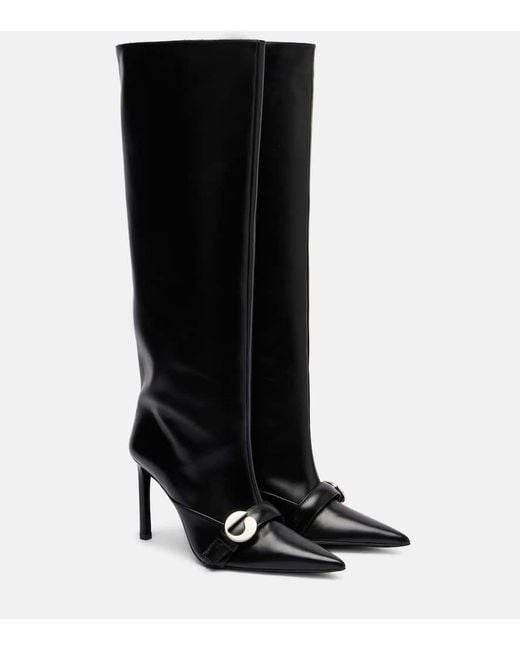 Coperni Black Stiefel Aus Leder