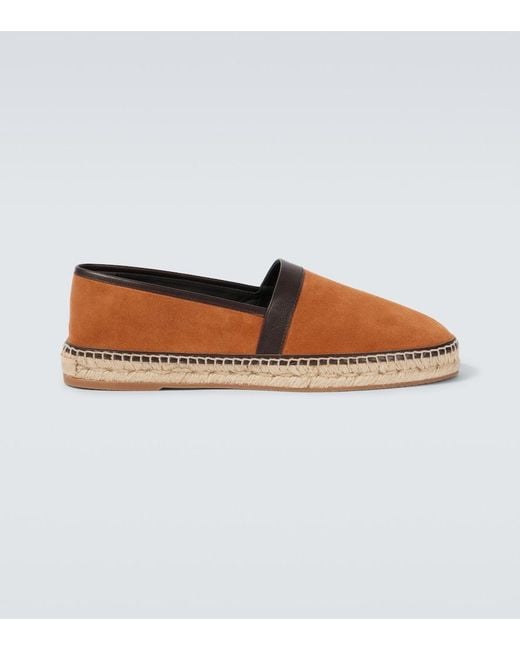 Manolo Blahnik Brown Nerano Suede Espadrilles for men