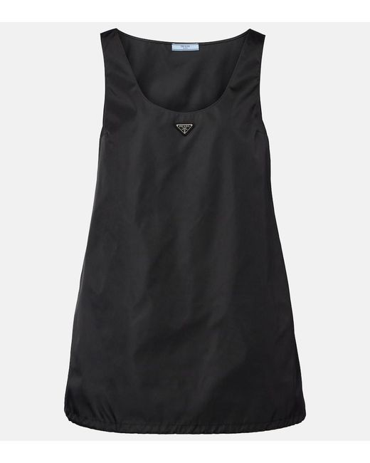 Prada Black Re-Nylon Minidress