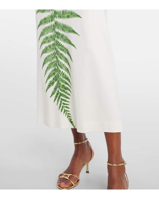 Abito T-Shirt di Oscar de la Renta in Green