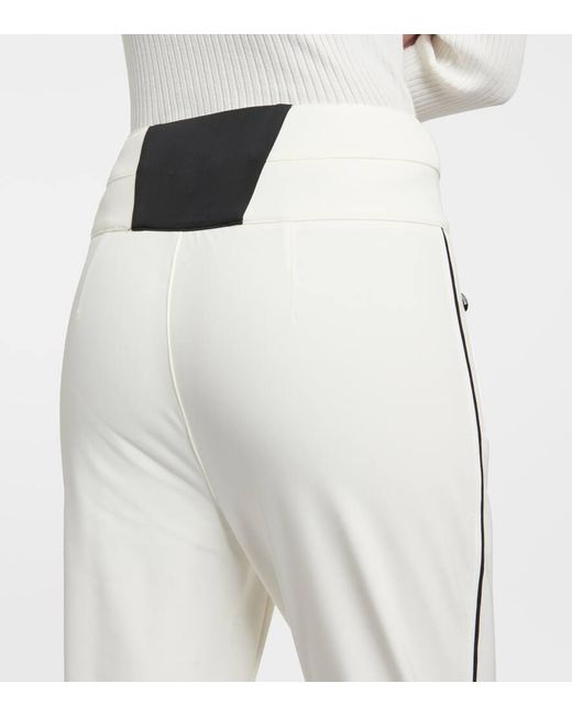 Perfect Moment White Aurora High-Rise Soft Shell Ski Pants