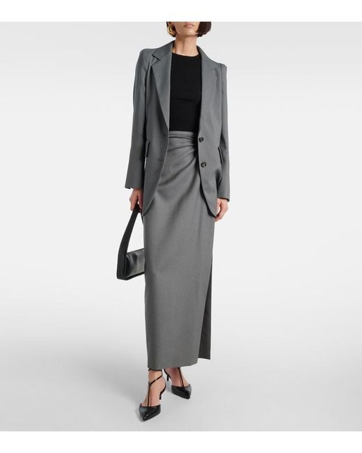 Blazer Ebridi di Max Mara in Gray