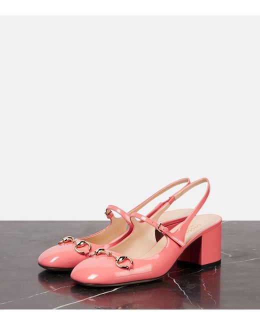 Escarpins Avec Détail Mors Pour Femme, Taille Gucci en coloris Pink