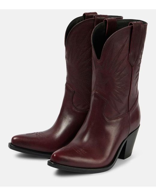 Golden Goose Deluxe Brand Brown Westernstiefel Wish Star Francesca Aus Leder