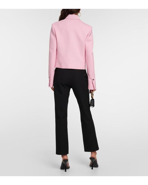Ferragamo Pink Virgin Wool Jacket