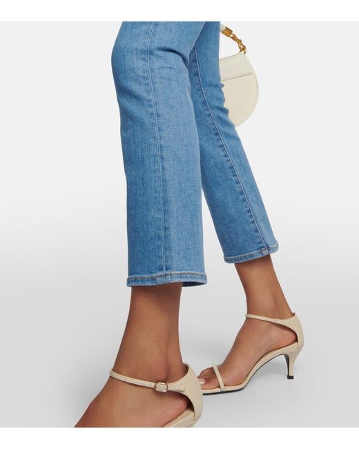 Jeans Flared Carly De Tiro Alto Veronica Beard de color Blue