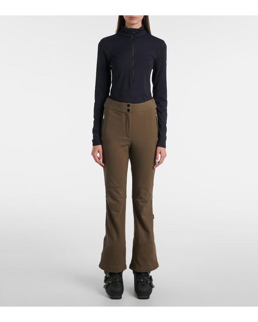 Yves Salomon Brown Flared Ski Pants