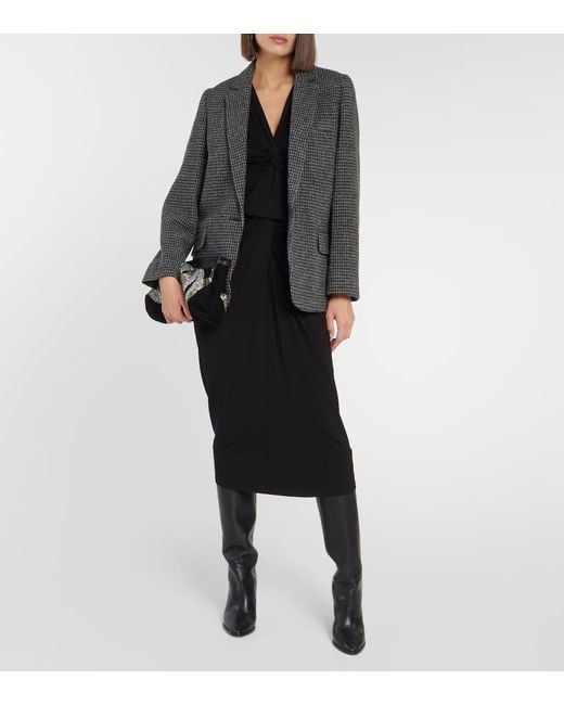 Isabel Marant Gray Jacke Charlyne Aus Wolle