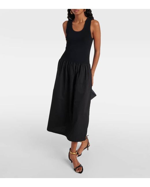 Proenza Schouler Black Label Maxikleid Malia Aus Baumwollpopeline