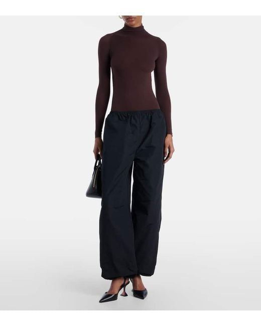 AMINA MUADDI Black Holli 70 Leather Slingback Pumps