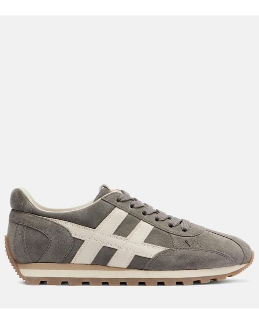 Hogan Gray 86Er Suede Sneakers
