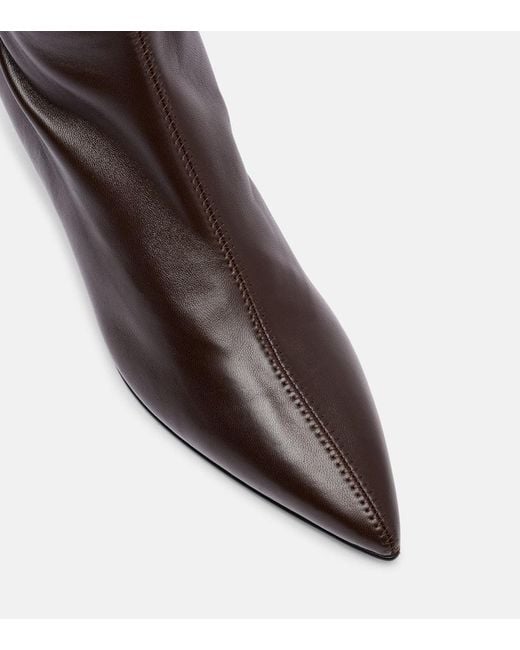 A.Emery Black Oscar 60 Leather Knee-High Boots