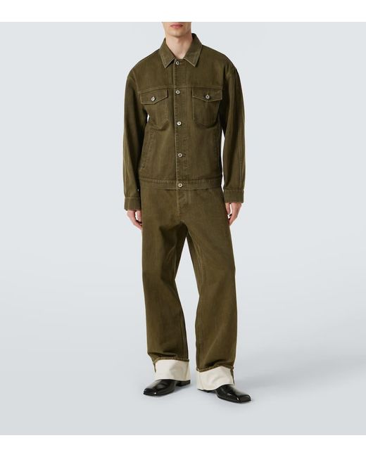 Veste En Jean Bottega Veneta pour homme en coloris Green