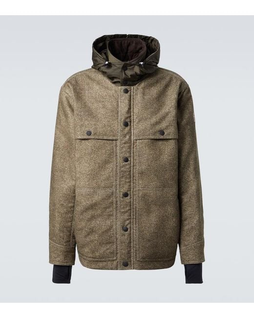 Moncler Daunenjacke Kalinzu Aus Baumwolle in Green für Herren