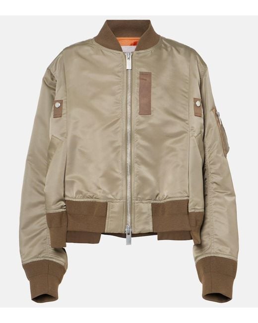Sacai Natural Technical Twill Blouson
