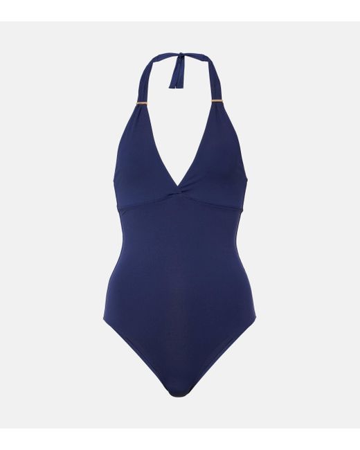 Melissa Odabash Blue Rimini Swimsuit