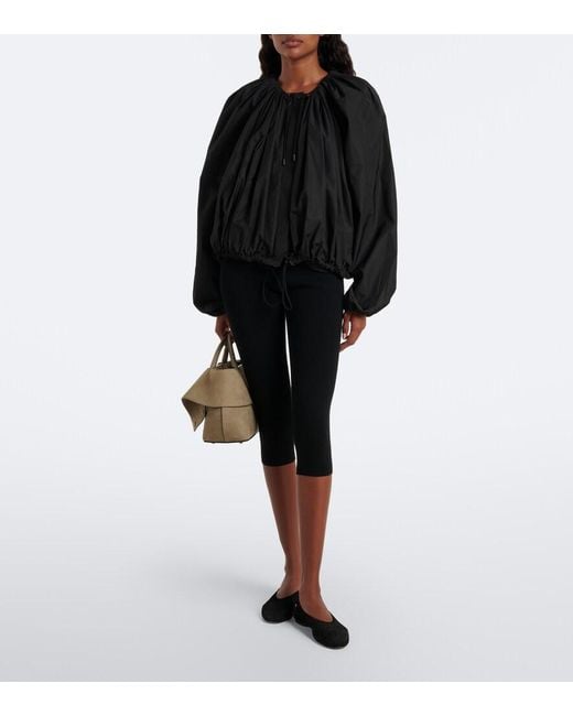 Totême Metallic Mercer Small Leather Top-Handle Bag