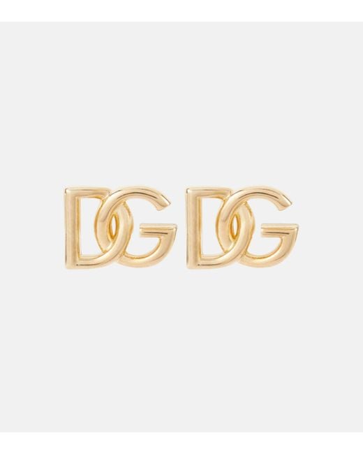 Dolce & Gabbana Metallic Dg Earrings
