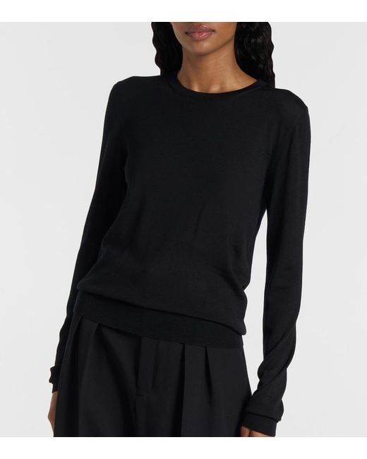 Saint Laurent Blue Wool Sweater
