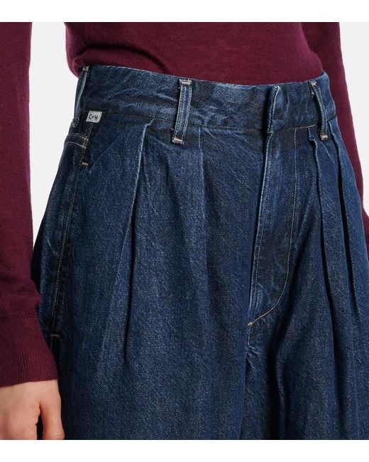 Citizens of Humanity Blue Petra High-Rise Wide-Leg Jeans