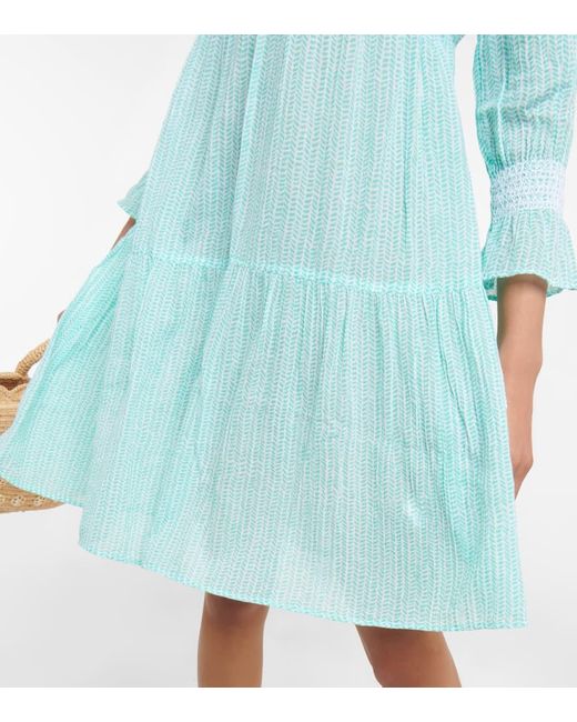 Robe Seven Mile Beach Imprimee Heidi Klein en coloris Blue