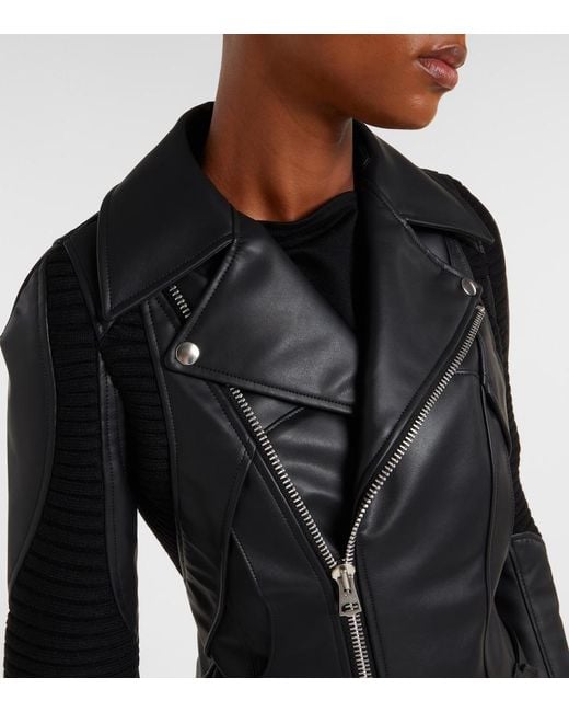 Junya Watanabe Black Belted Biker Jacket