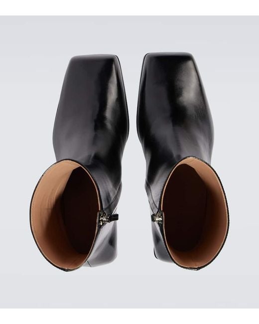 Bottines Jim En Cuir Bottega Veneta pour homme en coloris Black
