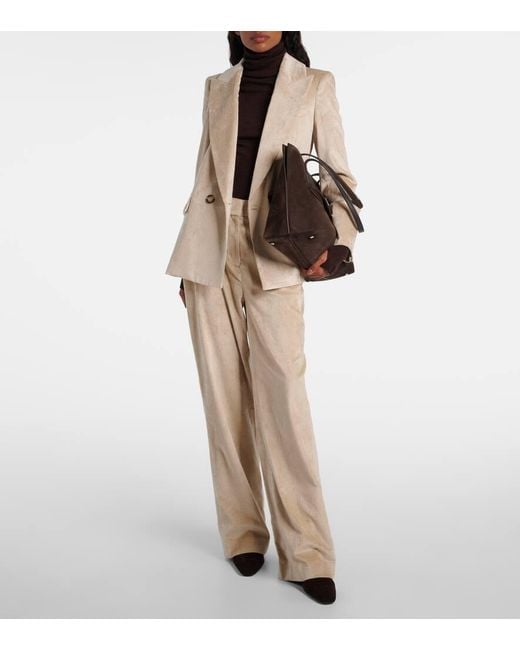 Blazer Sevyn En Velours Cotele Veronica Beard en coloris Natural