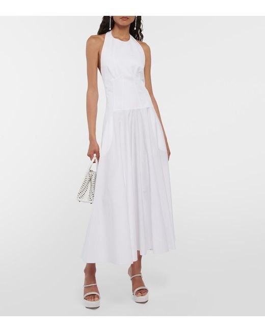 Gianvito Rossi White Cannes Leather Platform Sandals