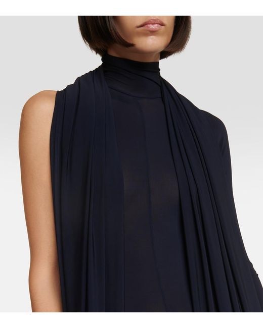 Alaïa Blue Jersey Jumpsuit