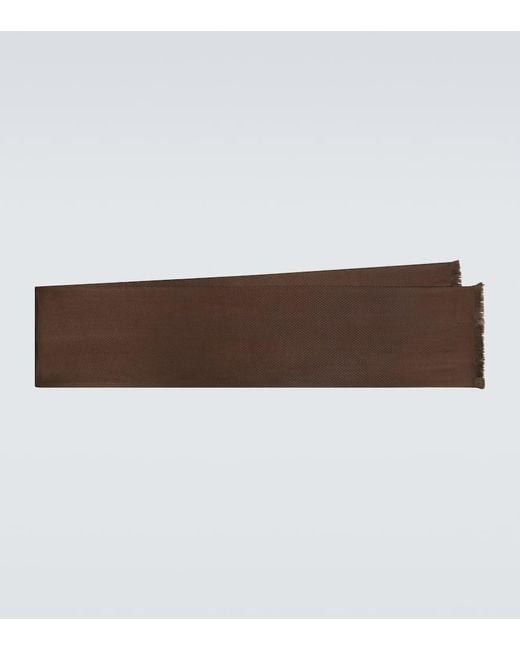 Tom Ford Schal Aus Seide in Brown für Herren