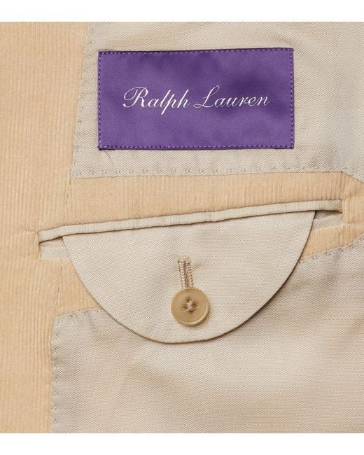Ralph Lauren Natural Cotton Corduroy Blazer for men