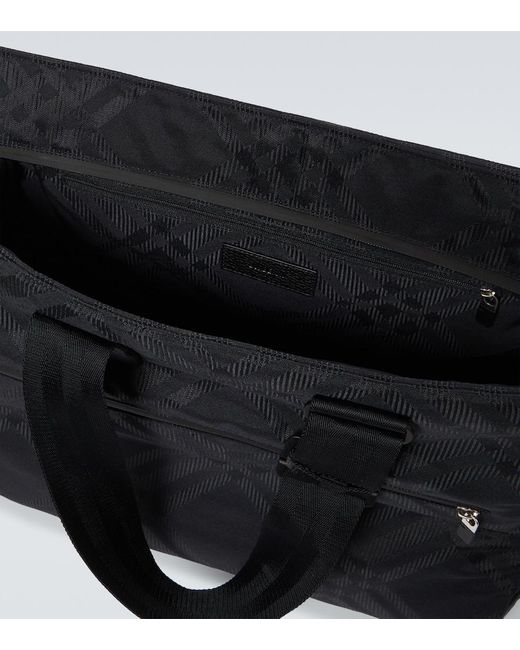 Burberry Tote Bag Check in Black für Herren
