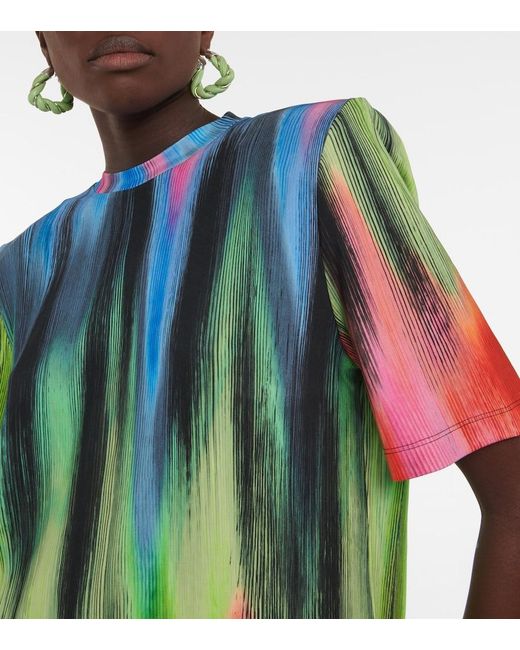 The Attico Multicolor Bella Cotton Jersey T-Shirt